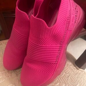 Bebe Pink Amaris Embellished Shoes Size 9